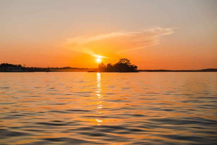 Hotspots für Sonnenuntergänge